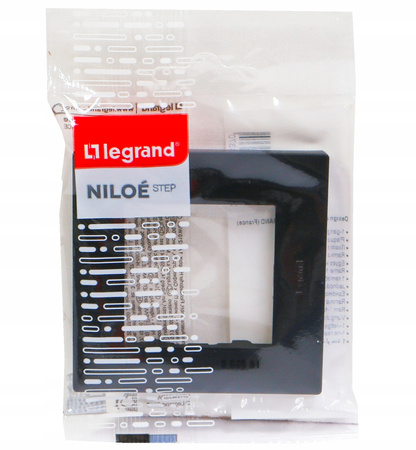 LEGRAND Niloe Step CZARNA Ramka pojedyńcza 863591