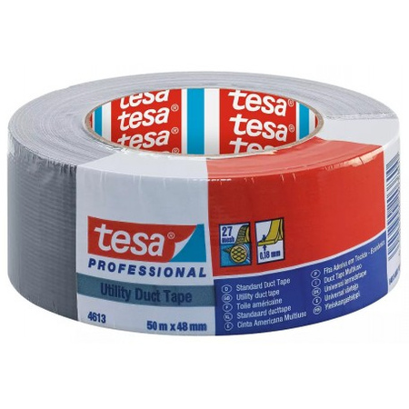 Taśma naprawcza DUCT TAPE szara TESA 50m x 48mm 04613-00047-00