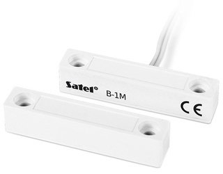 10szt. Kontaktron boczny SATEL B-1M biały