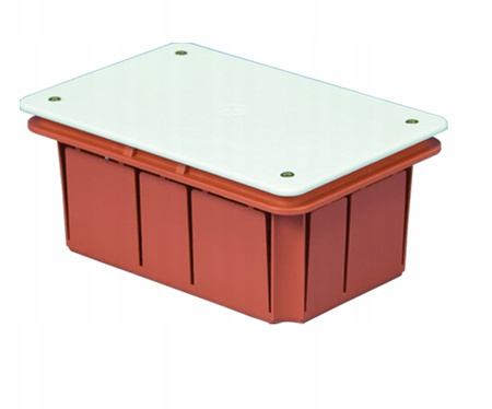 Puszka instalacyjna podtynkowa 153x98x70 OL 10003 PAWBOL z białą pokrywą