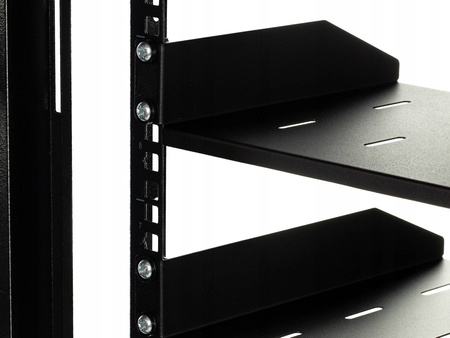Rack 19 Półka 1U L250 głębokość 250mm CZARNA