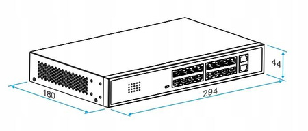 Switch 16+2 port UTEPO UTP1218-PSB150