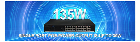 Switch 16+2 port UTEPO UTP1218-PSB150