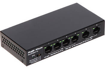 SWITCH POE 4-PORTOWY REYEE RG-ES106D-P-V2