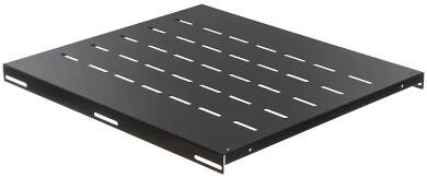 Rack 19 Półka 1U L550 CZARNA