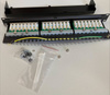 Rack 19 Patch panel 1U  FTP Cat.5e 24 portów
