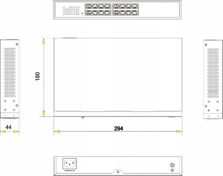Switch 16-portowy Gigabit SG16-M UTEPO