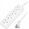 Listwa zasil. 4x230V 1.5m 98-014 biała