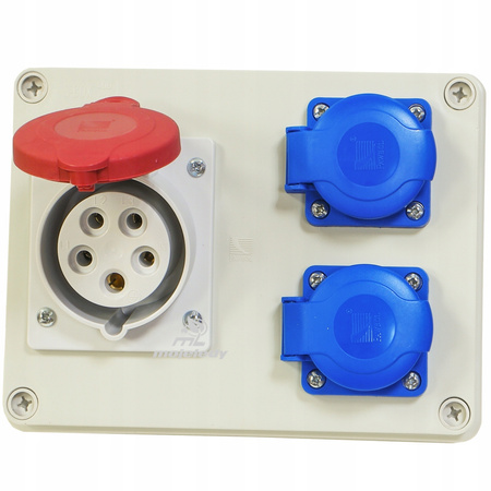 Rozdzielnica Pawbol B.1602 R-BOX 1x16A/5P 2x16A/250V IP44