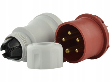 Wtyczka siłowa przenośna 32A 5P 400V IP44 Pawbol B.1032