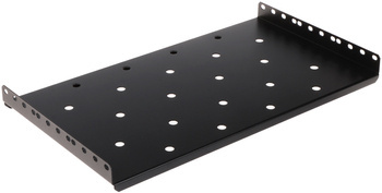 Rack 19 Półka 1U L275 głębokość 275mm CZARNA