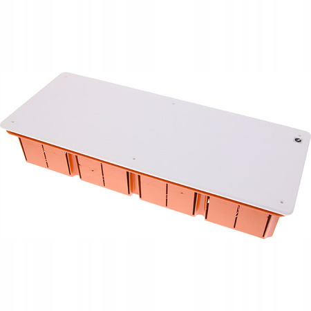 Puszka instalacyjna podtynkowa 392x152x70 OL 10007 PAWBOL z białą pokrywą