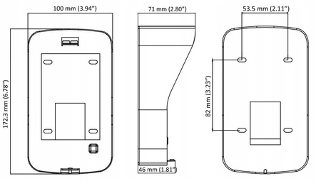 Obudowa ochronna HIKVISION DS-KAB03-V stal nierdz.