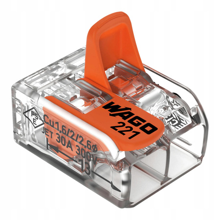 WAGO SZYBKOZŁĄCZKA 2x0,5-6mm2 221-612 1 SZT