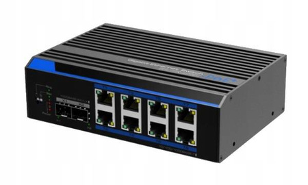 Switch 8+1 port UTEPO UTP7208GE-POE INDUSTRIAL