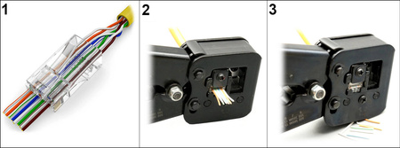 RJ45T 1szt. Wtyk modularny ekranowany 6e EZ