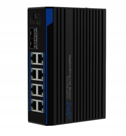 Switch 8+1 port UTEPO UTP7208GE-POE INDUSTRIAL