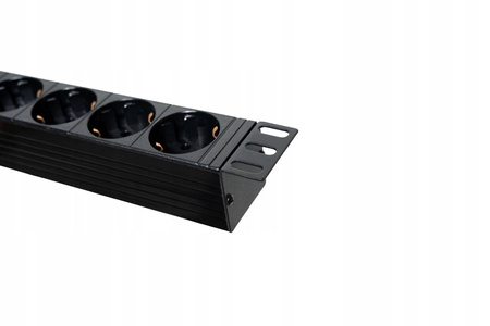 Listwa zasilająca RACK 19 8x220V ze wskaźnikiem