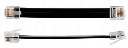 Patchcord krosowy RJ45/RJ45 0.1m 5 sztuk