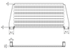 ADD-RACK1PU1 Półka do szafy RACK 19" 1U 200mm z otworowaniem