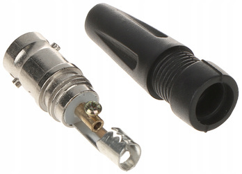 BNC Gniazdo plastik skręcane