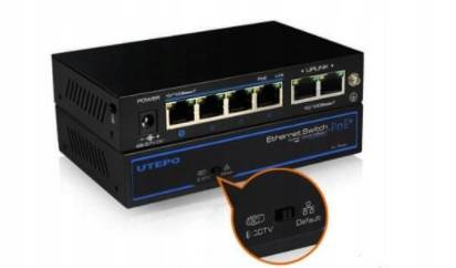 Switch POE 4+2 port UTEPO UTP3-SW04-TP60