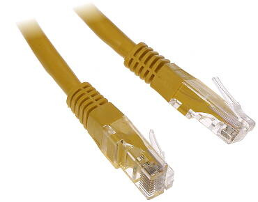 PATCHCORD RJ45/6/0.5-YELLOW 0.5 m