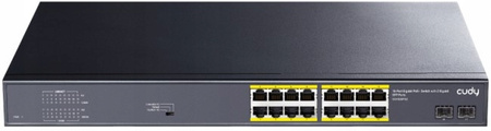 Switch POE 16 portowy + 2 SFP Cudy GS1020PS2