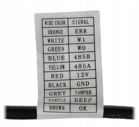 Czytnik kart Mifare HIKVISION DS-K1104MK z klaw.