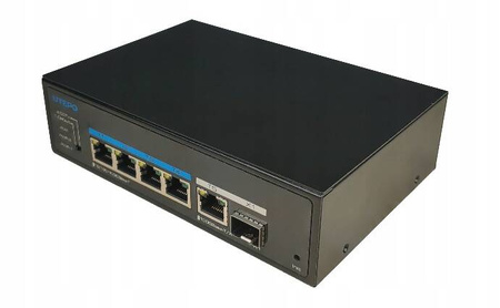 Przemysłowy 4-port POE+ switch UTEPO UTP6306TS-PSD