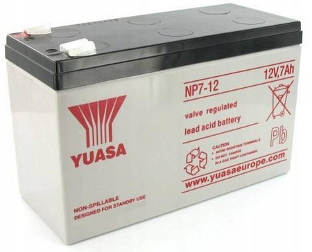 Akumulator 12V 7Ah Yuasa 8szt.