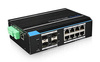 Switch  8+1+4 UTEPO UTP7308GE 4SFP INDUSTRIAL