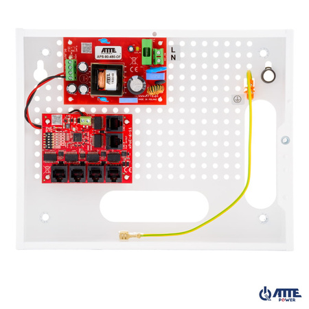 IP-5-11-E Zestaw do 5 kamer IP switch PoE 5P+1UP