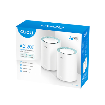 Access Point, Repeater, Router Cudy M1300 (2 PACK) 802.11ac (Wi-Fi 5)