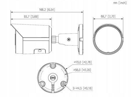 Kamera tubowa (bullet) IP Dahua IPC-HFW2849S-S-IL-0280B-BLACK 8,3 Mpx