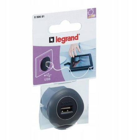 Ładowarka USB 5V 1.5A do gniazda cz.Legrand 050681