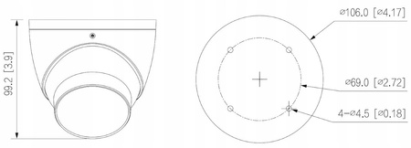 Kamera tubowa (bullet) IP Dahua IPC-HDW3842EM-S-0280B 8,3 Mpx
