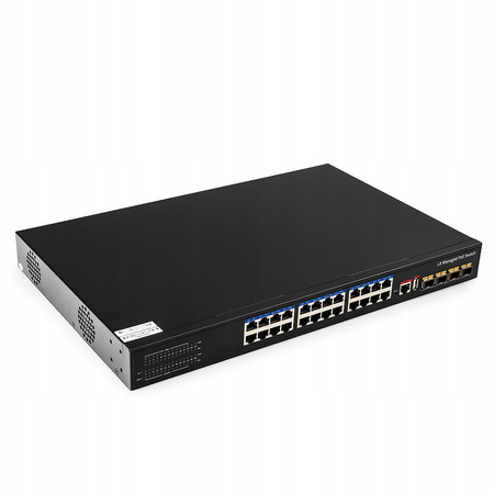 Switch POE 24 portowy z 4x SFP Cudy GS5024PS4-400W