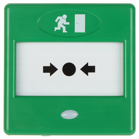Przycisk wyjścia CQR FP3/GR Zielony