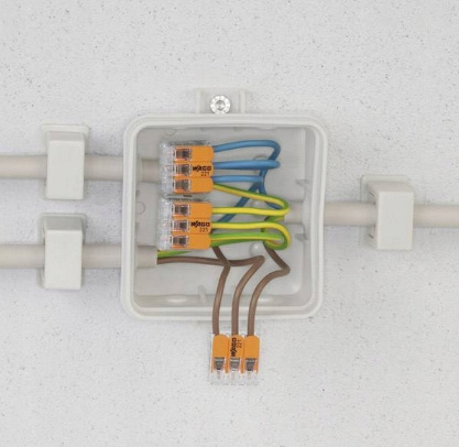 Szybkozłączka uniwersalna 2x0,2-4mm2 WAGO 221-412