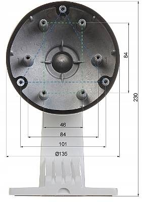 Uchwyt ścienny HIKVISION DS-1273ZJ-135