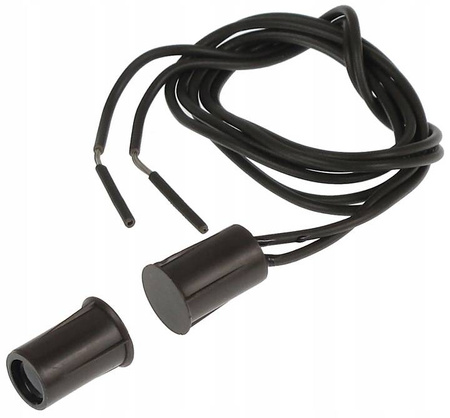 Kontaktron magnetyczny wpuszczany (17x9mm) CZARNY