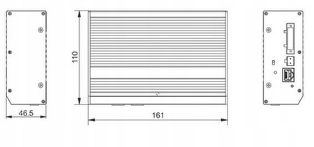 Przemysłowy 4-portowy switch UTEPO UTP7304GE-POE