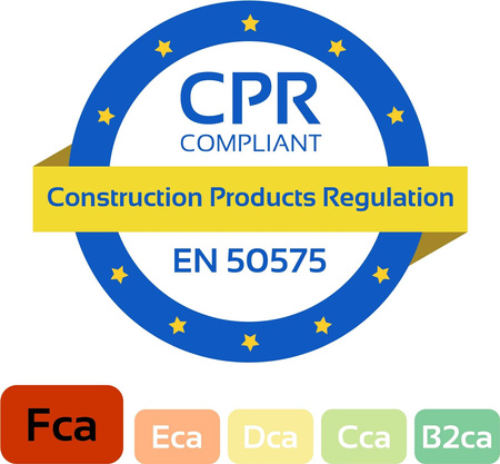 Kabel F/UTP kat 5e zew. PE ROHS ALANTEC 1m