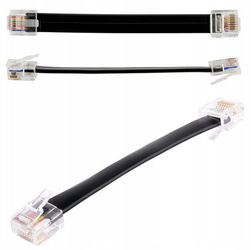 Patchcord krosowy RJ45/RJ45 0.1m 5 sztuk