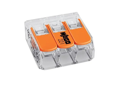 Szybkozłączka Wago 221-413 0,2-4 mm² / 3 , 1 szt. 221-413