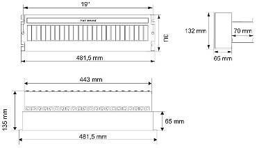PANEL DYSTRYBUCJI NAPIĘĆ A19-TS-35/PD-3U