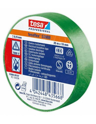 Taśma izolacyjna TESA 20m x 19mm ZIELONA 53988-00111-00