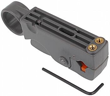 Ściągacz izolacji do kabla RG skrętki 2 ostrza