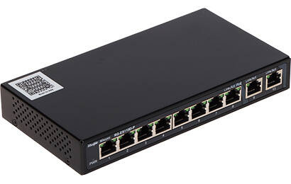 SWITCH POE 8-PORTOWY REYEE RG-ES110D-P